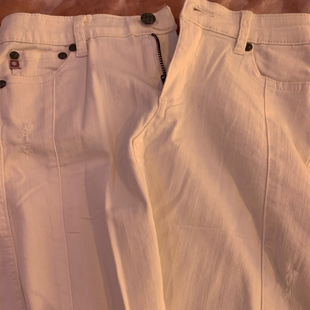 White skirt